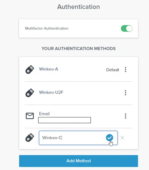 Tuto Facebook Entrez votre code PIN de clé de sécurité