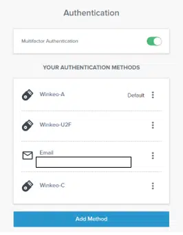 Etape 4 – Renseignez email Ping Identity