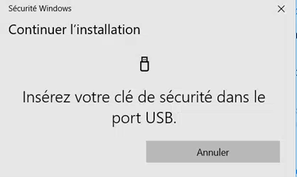 Etape 5 - insérer votre clé de sécurité Tuto Facebook Insérez votre clé de sécurité dans le port USB