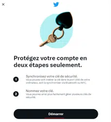 Protégez votre compte Twitter en deux étapes seulement Démarrer