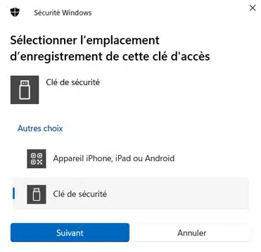 Image 7 – Utiliser un autre appareil