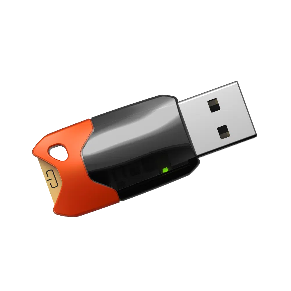 Token USB-A FIDO2 + QSCD de NEOWAVE pour une authentification forte sur le web et une signature électronique qualifiée