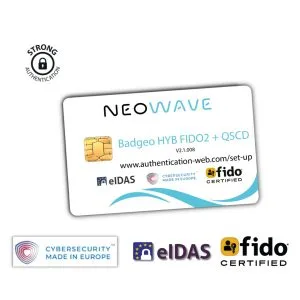Badgeo HYB FIDO2 + QSCD