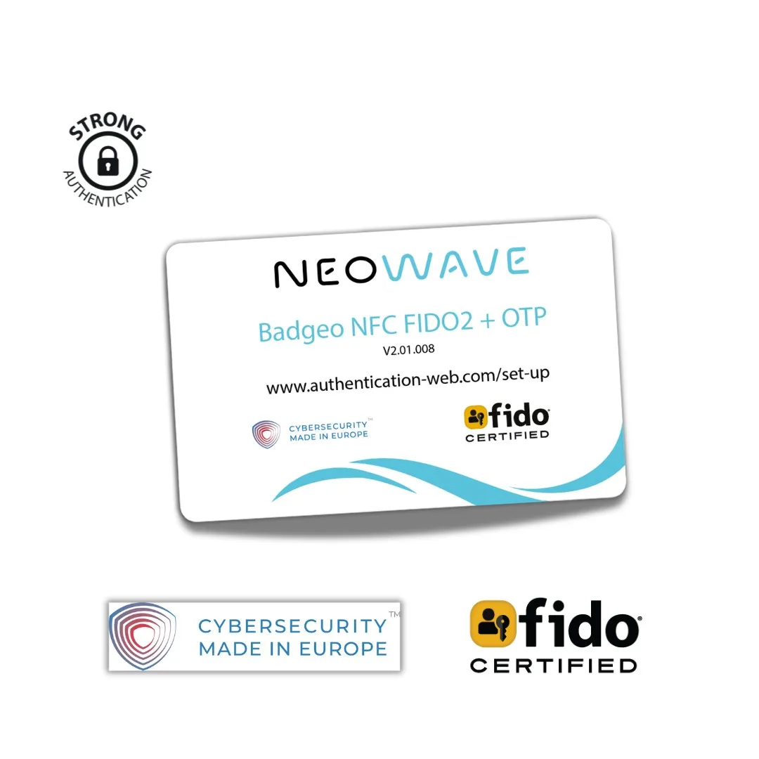 Badgeo NFC FIDO2 + OTP