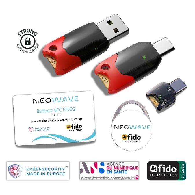 Produits FIDO2 - boutique NEOWAVE