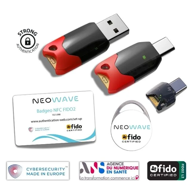 Produits FIDO2 - boutique NEOWAVE