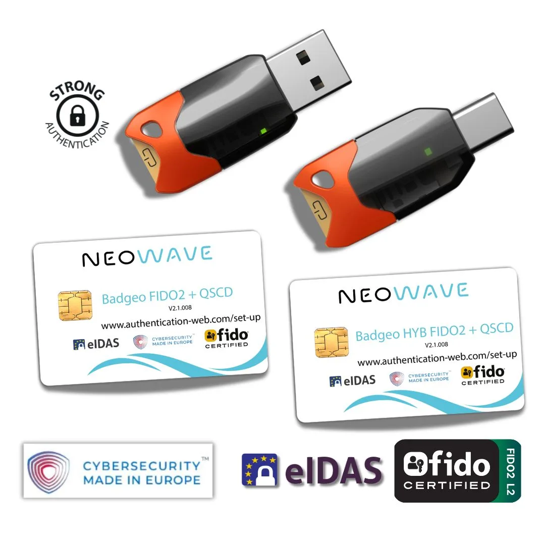 Produits FIDO2 et QSCD - boutique NEOWAVE