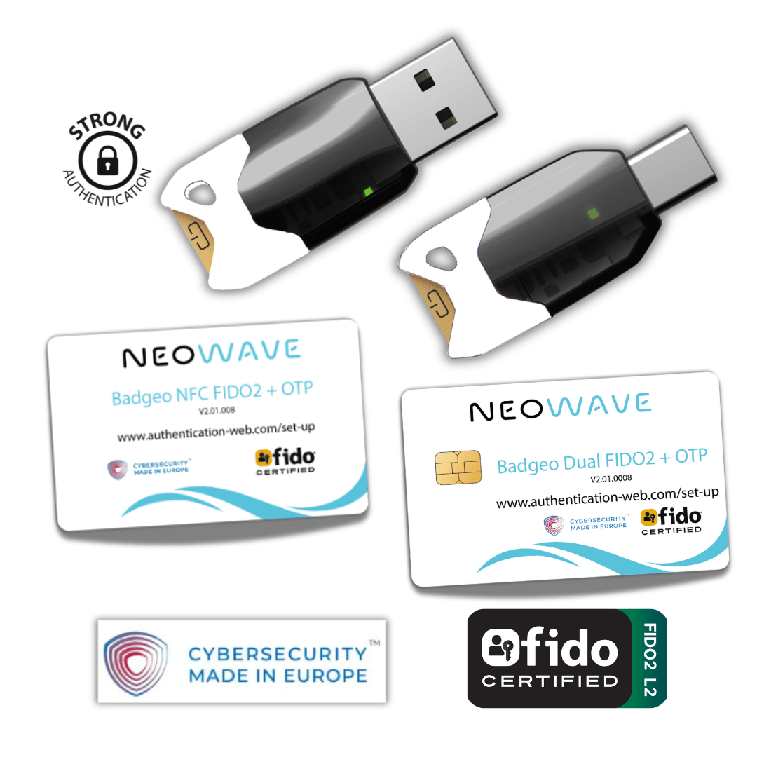 Produits FIDO2 et OTP - boutique NEOWAVE